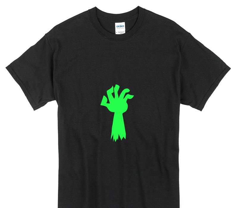 Custom Gildan 100% Cotton Black T-Shirt