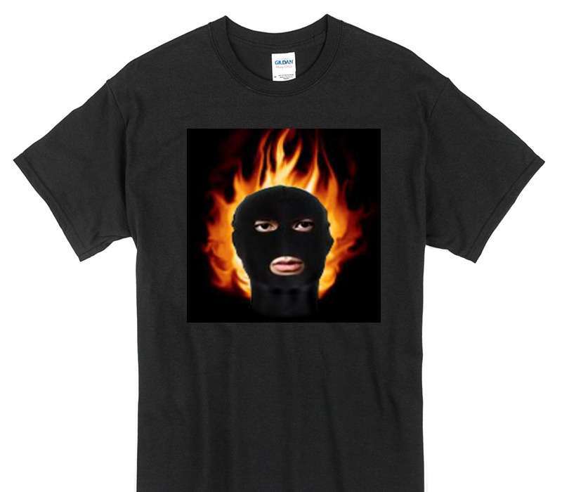 Custom Gildan 100% Cotton Black T-Shirt