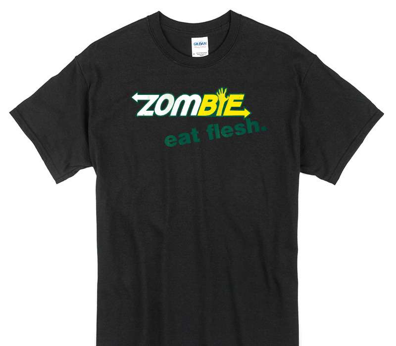 Custom Gildan 100% Cotton Black T-Shirt