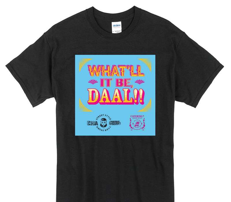 Custom Gildan 100% Cotton Black T-Shirt