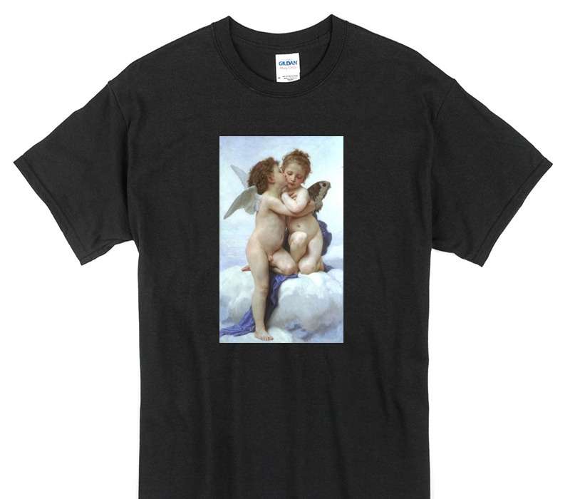 Custom Gildan 100% Cotton Black T-Shirt