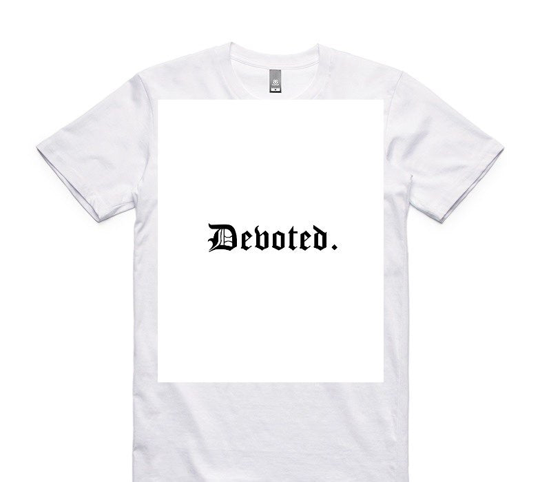 Custom AS Colour 100% Cotton White T-Shirt