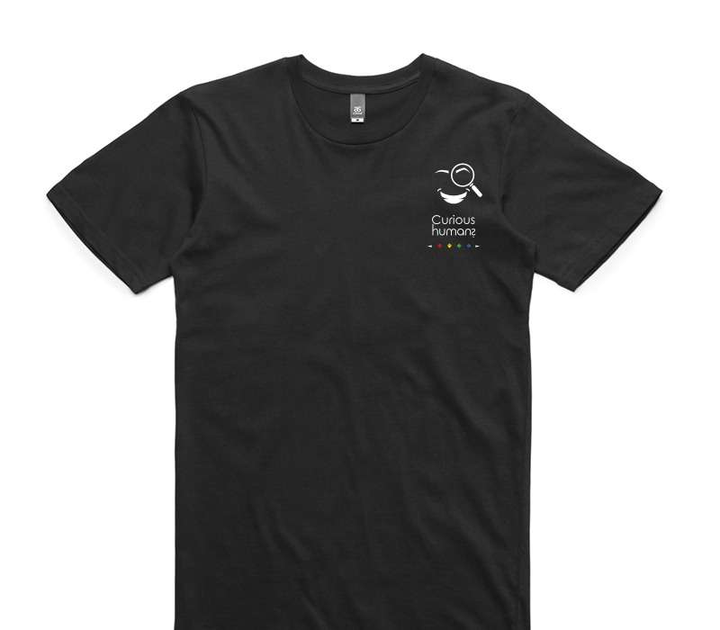 Custom AS Colour 100% Cotton Black T-Shirt