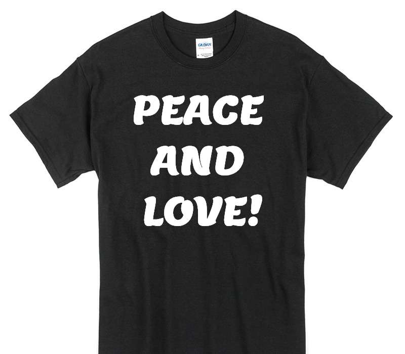 Custom Gildan 100% Cotton Black T-Shirt