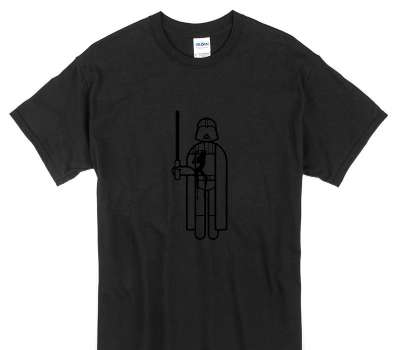 Custom Gildan 100% Cotton Black T-Shirt