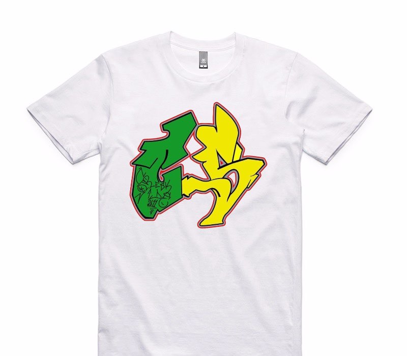Custom AS Colour 100% Cotton White T-Shirt