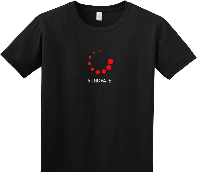Custom Adult Soft Style 100% Cotton Black T-Shirt