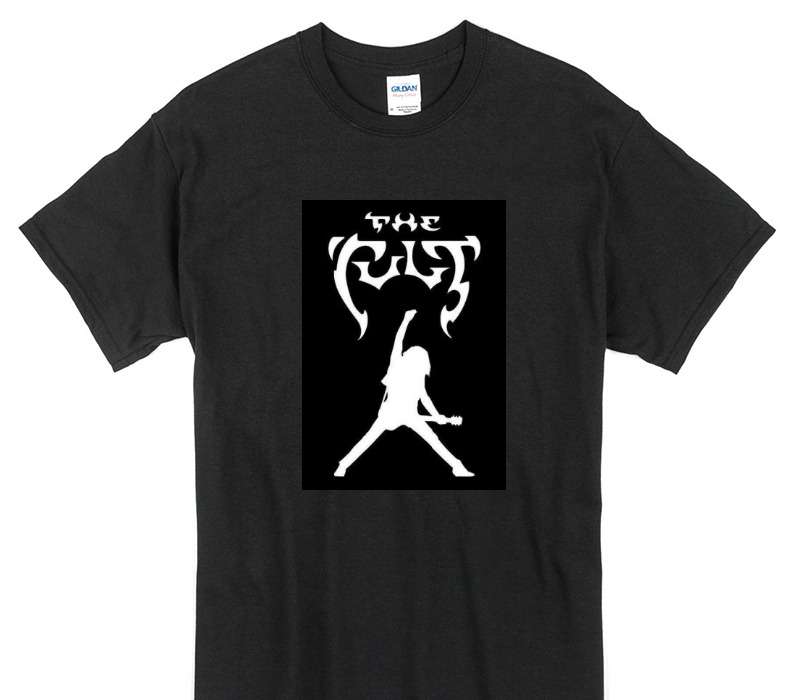 Custom Gildan 100% Cotton Black T-Shirt