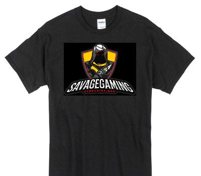 Custom Gildan 100% Cotton Black T-Shirt