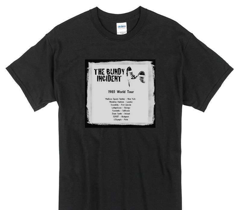 Custom Gildan 100% Cotton Black T-Shirt