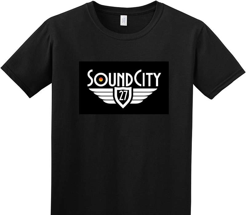 Custom Adult Soft Style 100% Cotton Black T-Shirt