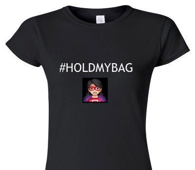 Custom Womens Soft Style 100% Cotton Black T-Shirt