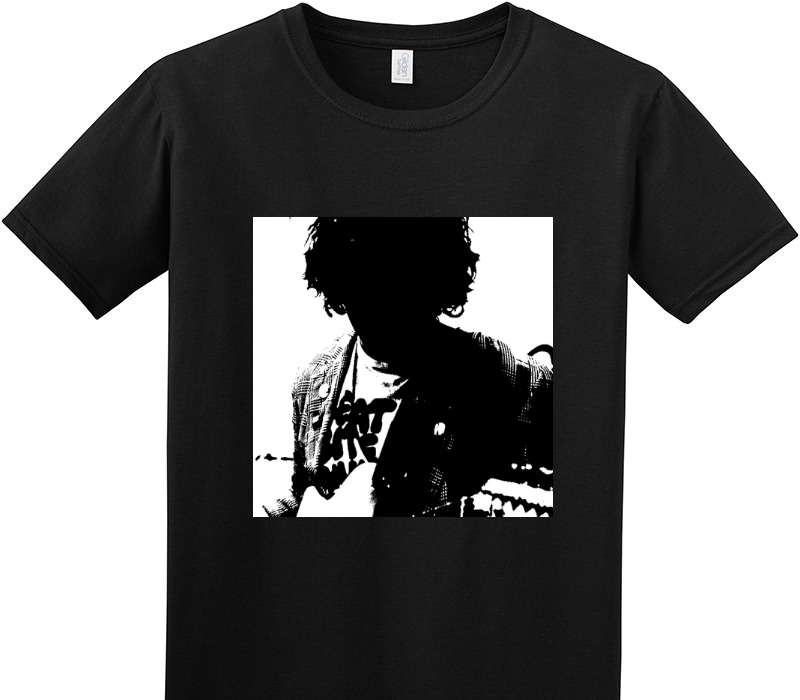 Custom Adult Soft Style 100% Cotton Black T-Shirt