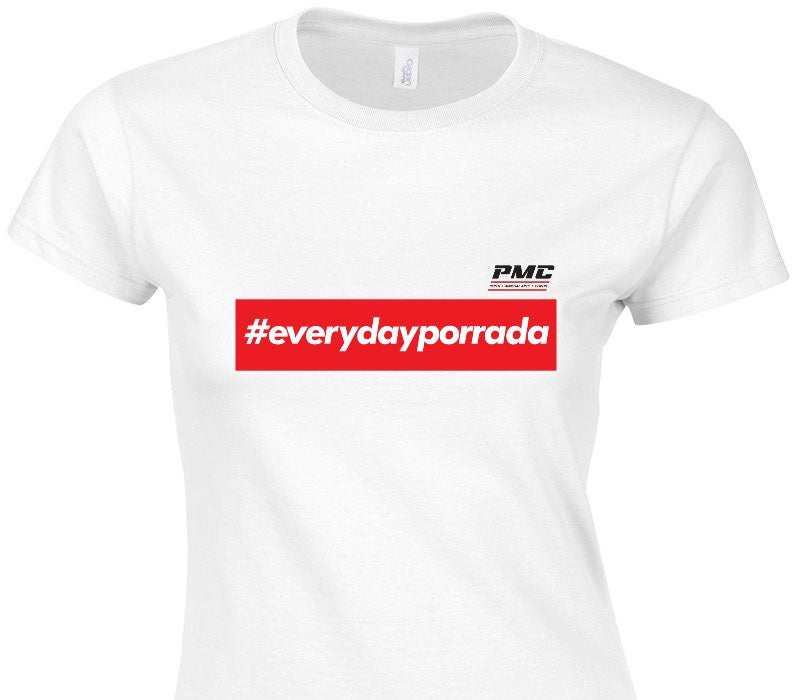 Custom Womens Soft Style 100% Cotton White T-Shirt