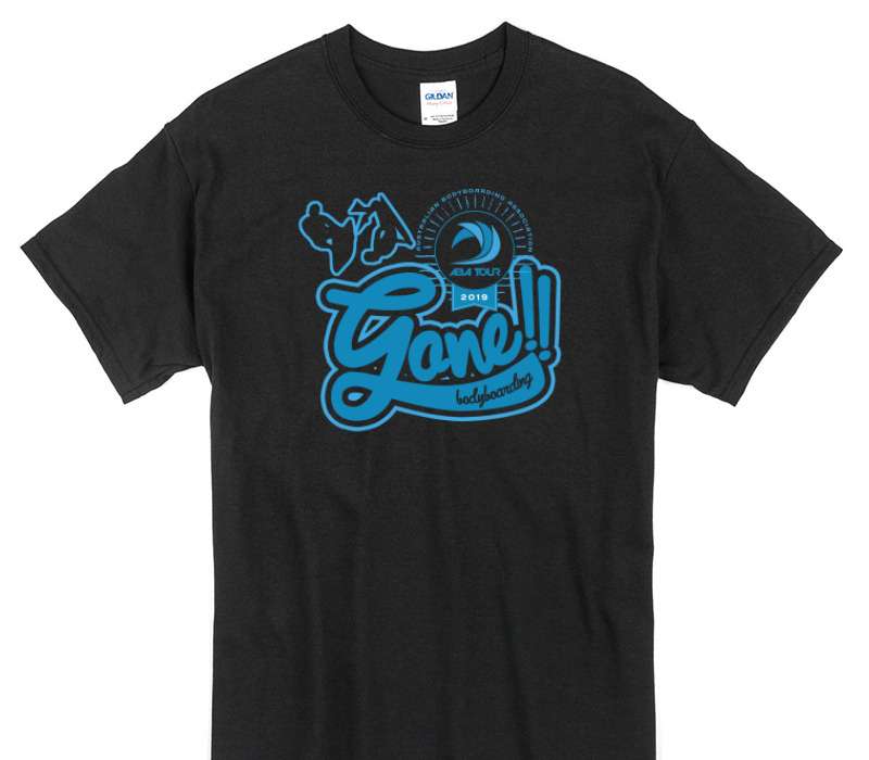 Custom Gildan 100% Cotton Black T-Shirt