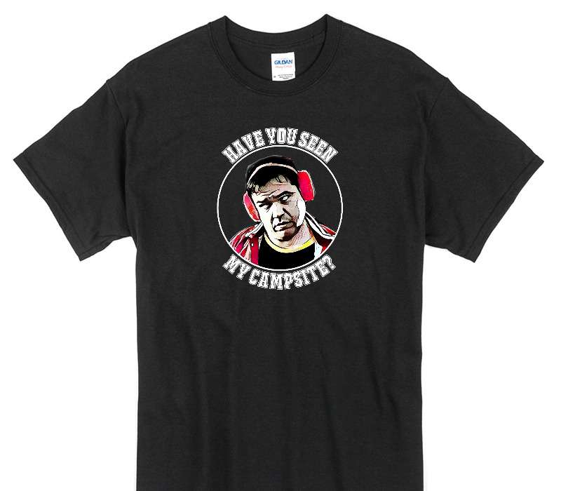 Custom Gildan 100% Cotton Black T-Shirt