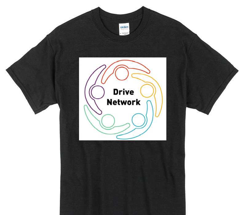 Custom Gildan 100% Cotton Black T-Shirt