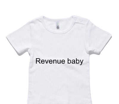 Custom AS Colour White Baby T-Shirt