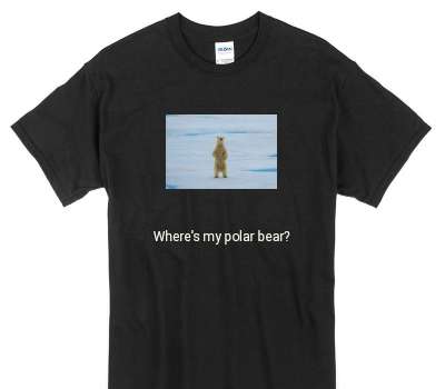Custom Gildan 100% Cotton Black T-Shirt