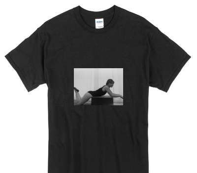 Custom Gildan 100% Cotton Black T-Shirt