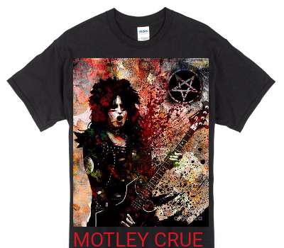 Custom Gildan 100% Cotton Black T-Shirt