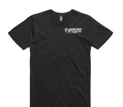 Custom AS Colour 100% Cotton Black T-Shirt