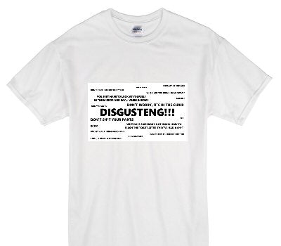 Custom Gildan 100% Cotton White T-Shirt