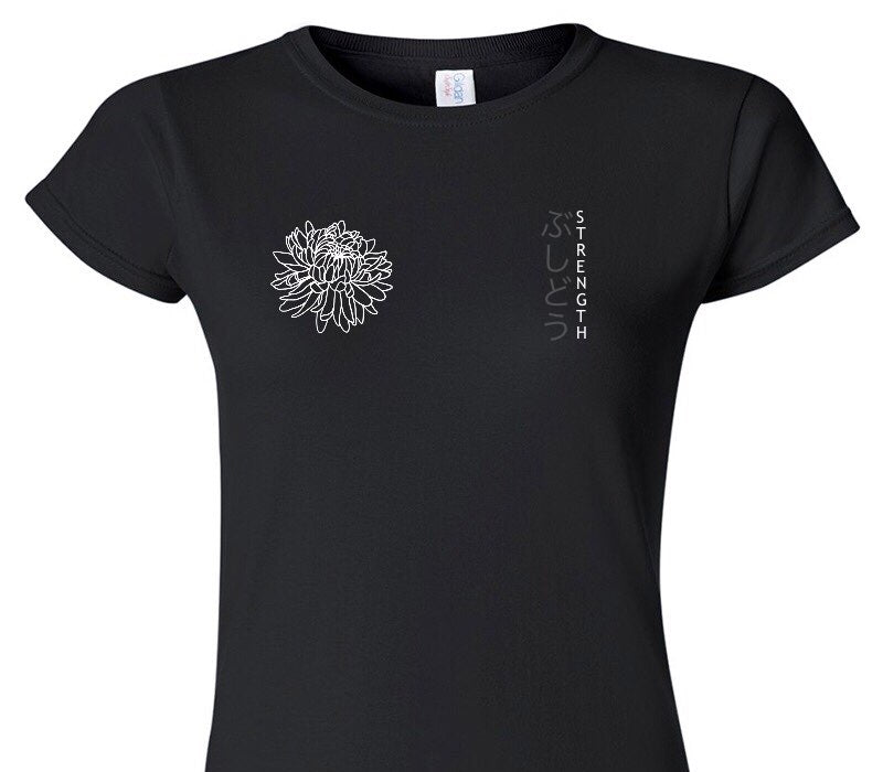 Custom Womens Soft Style 100% Cotton Black T-Shirt