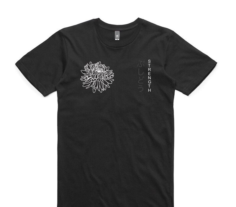 Custom AS Colour 100% Cotton Black T-Shirt