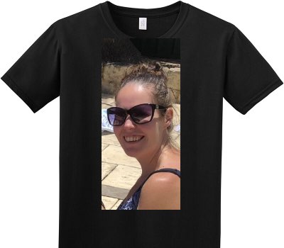 Custom Adult Soft Style 100% Cotton Black T-Shirt