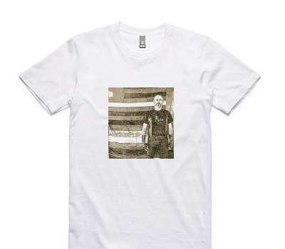 Custom AS Colour 100% Cotton White T-Shirt