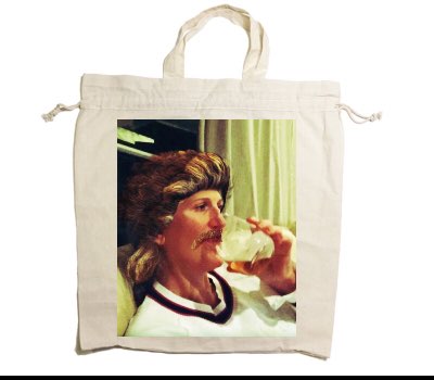 Custom Drawstring Tote Bag Cotton Calico