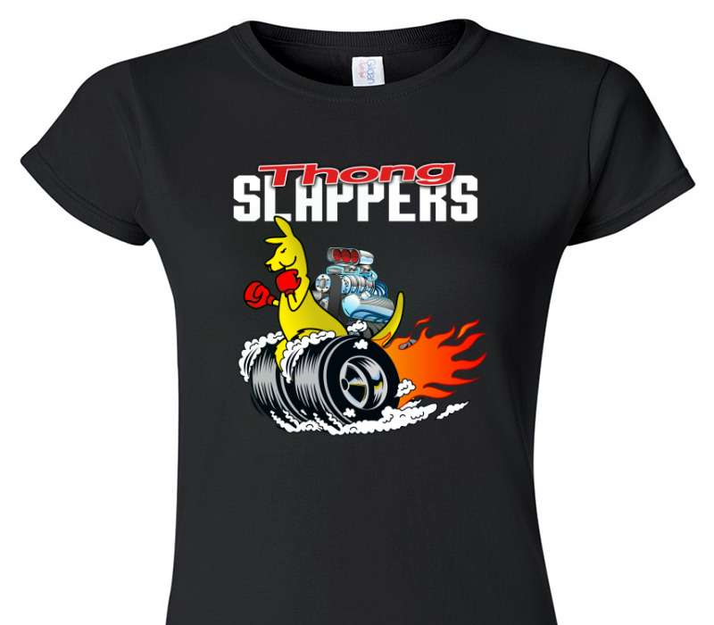 Custom Womens Soft Style 100% Cotton Black T-Shirt