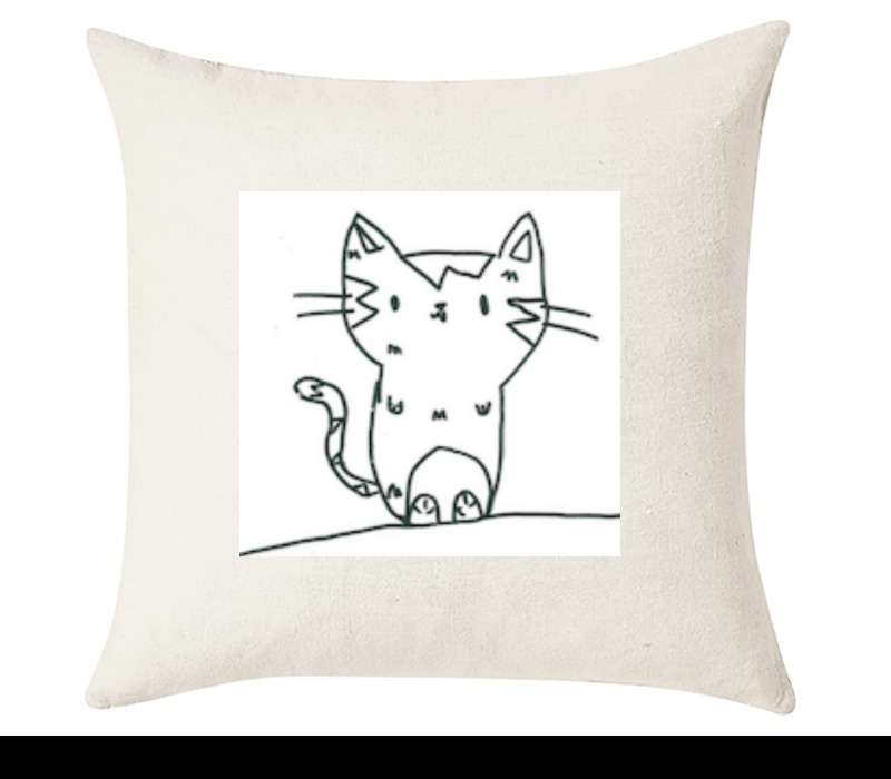 Custom Cushion Cover 50cm x 50 cm Off White