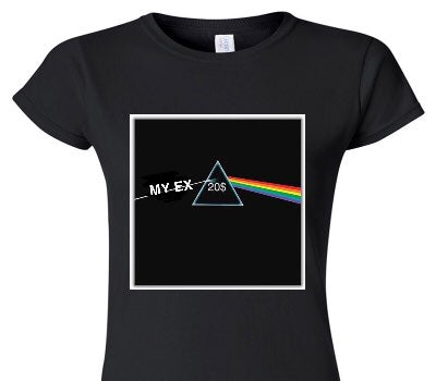 Custom Womens Soft Style 100% Cotton Black T-Shirt