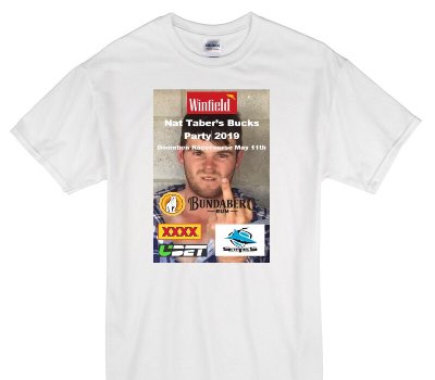 Custom Gildan 100% Cotton White T-Shirt