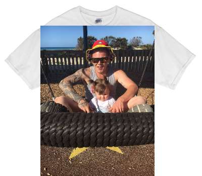 Custom Gildan 100% Cotton White T-Shirt