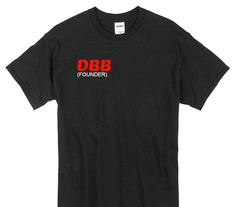 Custom Gildan 100% Cotton Black T-Shirt