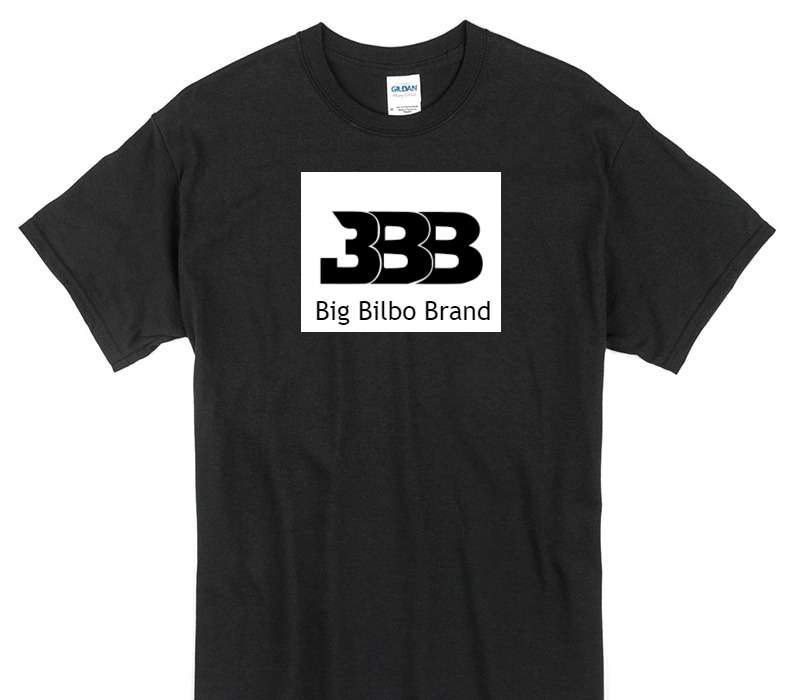 Custom Gildan 100% Cotton Black T-Shirt