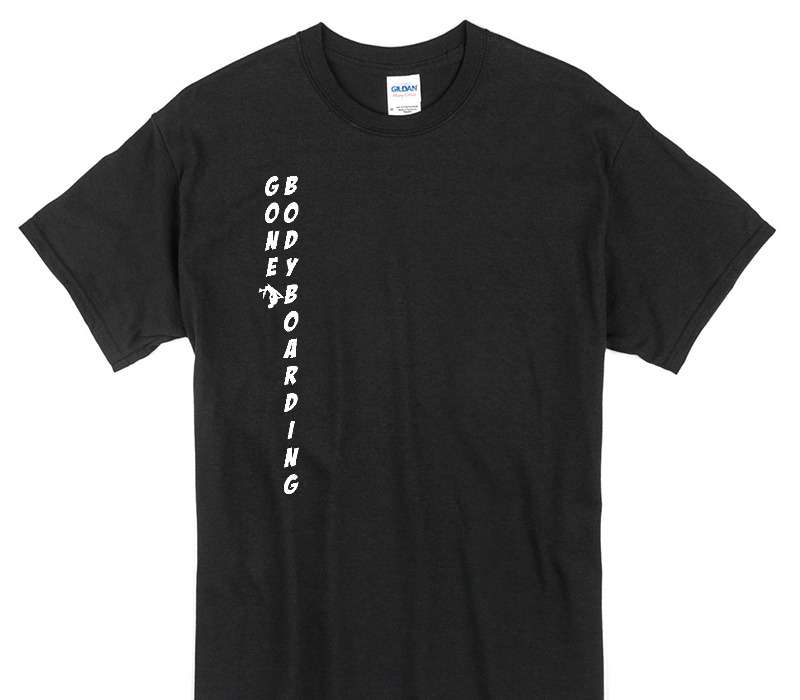 Custom Gildan 100% Cotton Black T-Shirt
