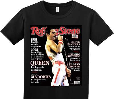 Custom Adult Soft Style 100% Cotton Black T-Shirt