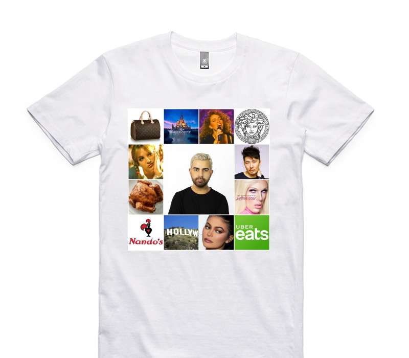 Custom AS Colour 100% Cotton White T-Shirt