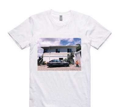 Custom AS Colour 100% Cotton White T-Shirt
