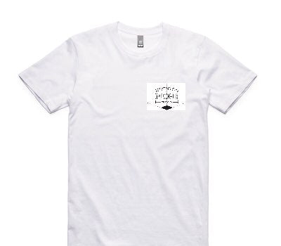 Custom AS Colour 100% Cotton White T-Shirt