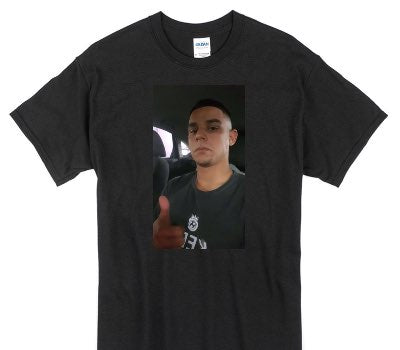 Custom Gildan 100% Cotton Black T-Shirt