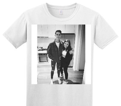 Custom Adult Soft Style 100% Cotton White T-Shirt