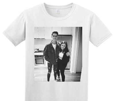 Custom Adult Soft Style 100% Cotton White T-Shirt