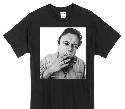 Custom Gildan 100% Cotton Black T-Shirt