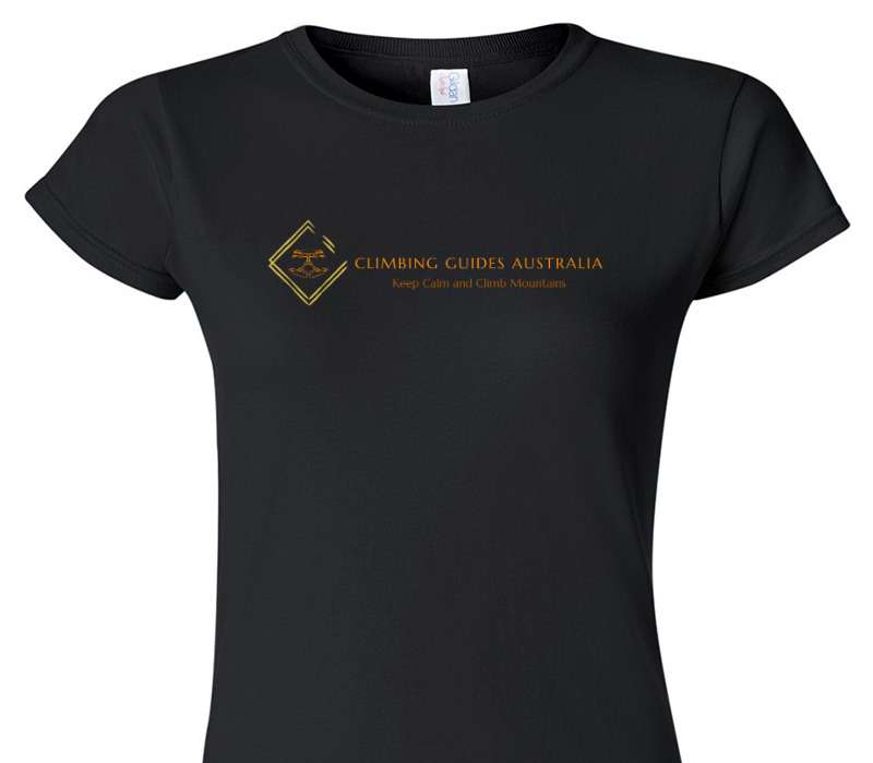 Custom Womens Soft Style 100% Cotton Black T-Shirt