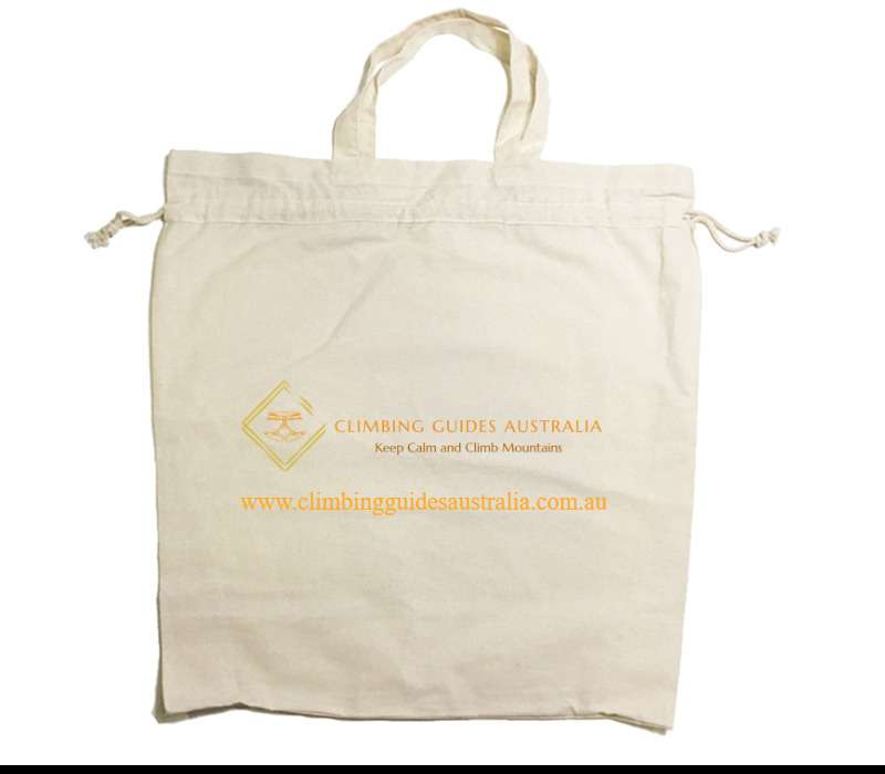 Custom Drawstring Tote Bag Cotton Calico